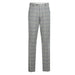 293-15 Men's Slim Fit Notch Lapels Light Gray Check Suits