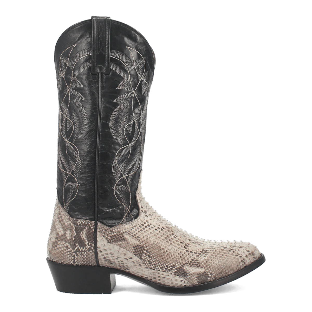 Dan Post Men's Manning Python Snakeskin Round Toe Boots - Natural - Image 2
