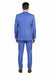 Men’s Light Blue Double-Breasted 3-Piece Suit Set – Tailored Fit Formal Business Suit in Steel Blue Sky Blue Color