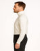 Men's Ivory Turtleneck Sweater – Classic Slim Fit Knit Pullover for Winter Elegance - Cream