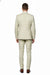 Men’s Light Beige Check 3-Piece Suit Set – Premium Tailored Fit Formal Wedding and Spring Event Suit Light Tan Sand Color By Rossiman