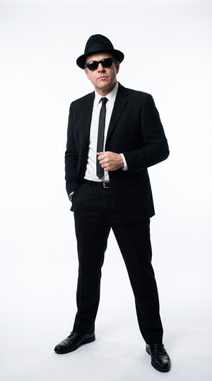 Mens Black Blazer – Vincent Vega Inspired Pulp Fiction Style Classic Formal Blazer for Men Retro Vintage Jacket