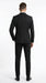 Men's Black Pinstripe Tuxedo Suit – Classic  & 1920s Gangster Formal Wear Vintage 1940s 1930s Look