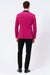Men’s Fuchsia Tuxedo Blazer with Black Satin Lapel – Stylish Party and Wedding Jacket in Hot Pink Color with Black Pants