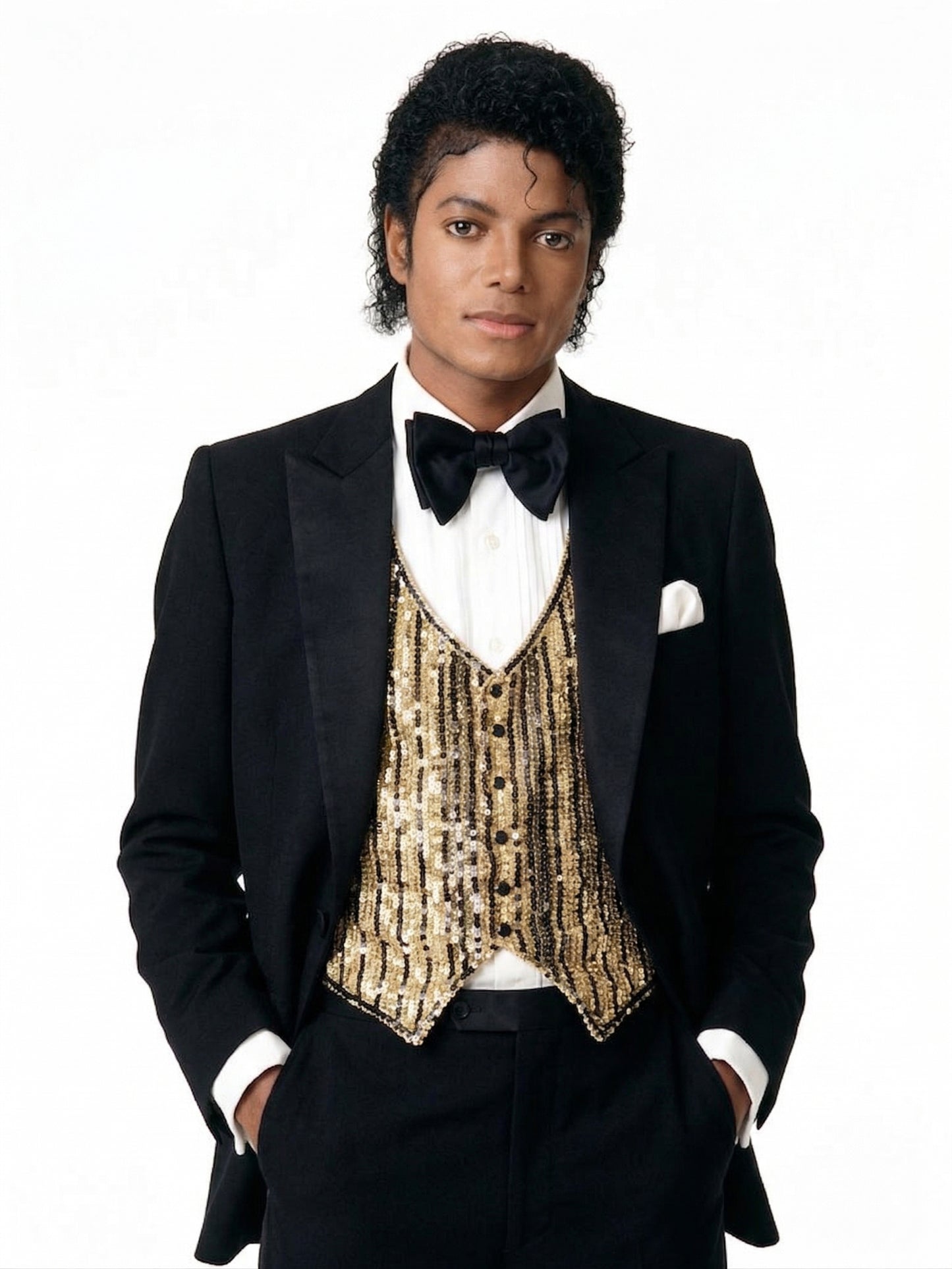 Men’s Black Tuxedo Blazer Michael Jackson Award Ceremony Vintage Jacket – Classic Formal, Elegant Party Dinner Jacket