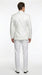 Men’s White Paisley Wedding Tuxedo with Groom Suit Jacket, Vest and Pants, Formal Dress Suit