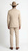 Men’s Tan Cowboy Suit – Western Formal Two Piece Suit for Weddings,  Champaign Sand Color