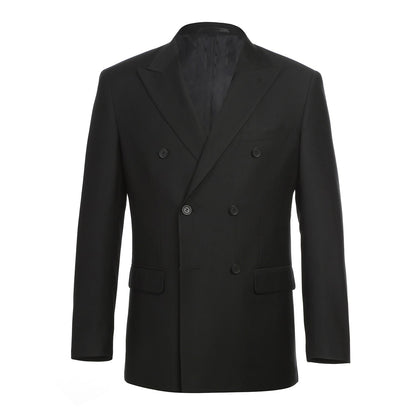 201-1 Men's Double-Breasted Peak Lapel Slim Fit Suit - Image 2