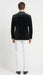 Men’s Black Velvet Tuxedo Blazer with Studded Lapel – Formal Evening Jacket