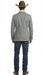 Men's Grey Tweed Herringbone Western Blazer Jacket  Style Look, Textured Formal Casual Sport Coat for Jeans