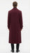Men’s Full-Length Burgundy Overcoat – Microfiber 4 season fabric  Long Formal Coat with Classic Tailored Maxi Duster Coat