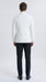 Men’s White Double Breasted Dinner Jacket Blazer with Black Pants – Formal Tuxedo Style Outfit for Weddings