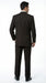 Men’s Dark choclate Brown Three Buttons 3 Piece Suit – Classic Brown 3PC Wedding, Church and Business Formal Suit for Men