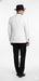 Men’s White and Black Double-Breasted Tuxedo – Modern Slim Fit Formal Suit for Weddings, Parties, and Special Occasions
