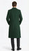 Men’s Hunter Green Full-Length Wool Overcoat – Classic Winter Dress Coat for Formal and Casual Wear Topcoat Mens Wintercoat