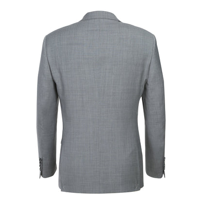 564-1 Men's Classic Fit Wool Blend Stretch Checked Suit - Image 2