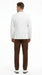 Men’s Ivory and Brown 3 Piece Suit – Elegant White Blazer with Brown Vest and Trousers for Wedding, Prom and Formal Events in off White Cream + Bowtie