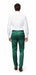 Mens Emerald Green Satin Slim Fit Dress Pants – Shiny Formal Party and Wedding Trousers