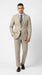 Men’s Light Tan Tweed Suit – Classic Beige Two Piece Suit, Herringbone Formal Wear, Vintage Style Business & Wedding Outfit for Men