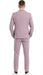 Men’s Dusty Rose Pink Pinstripe Three Piece Suit with Vest | Wedding and Party Formal Wear Prom or Church Suit