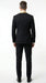Men’s Black Suit with Gold Lapel – Luxury Formal Tuxedo Style Suit for Wedding, Prom, Party and Evening Wear