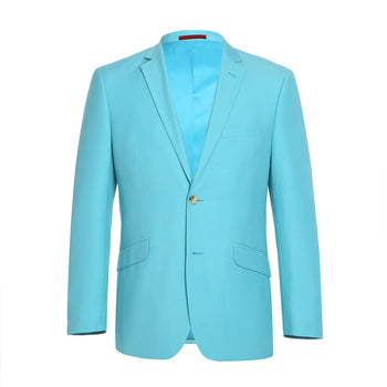 201-59 Men's 2-Piece Slim Fit Single Breasted Notch Lapel Suit - Image 2