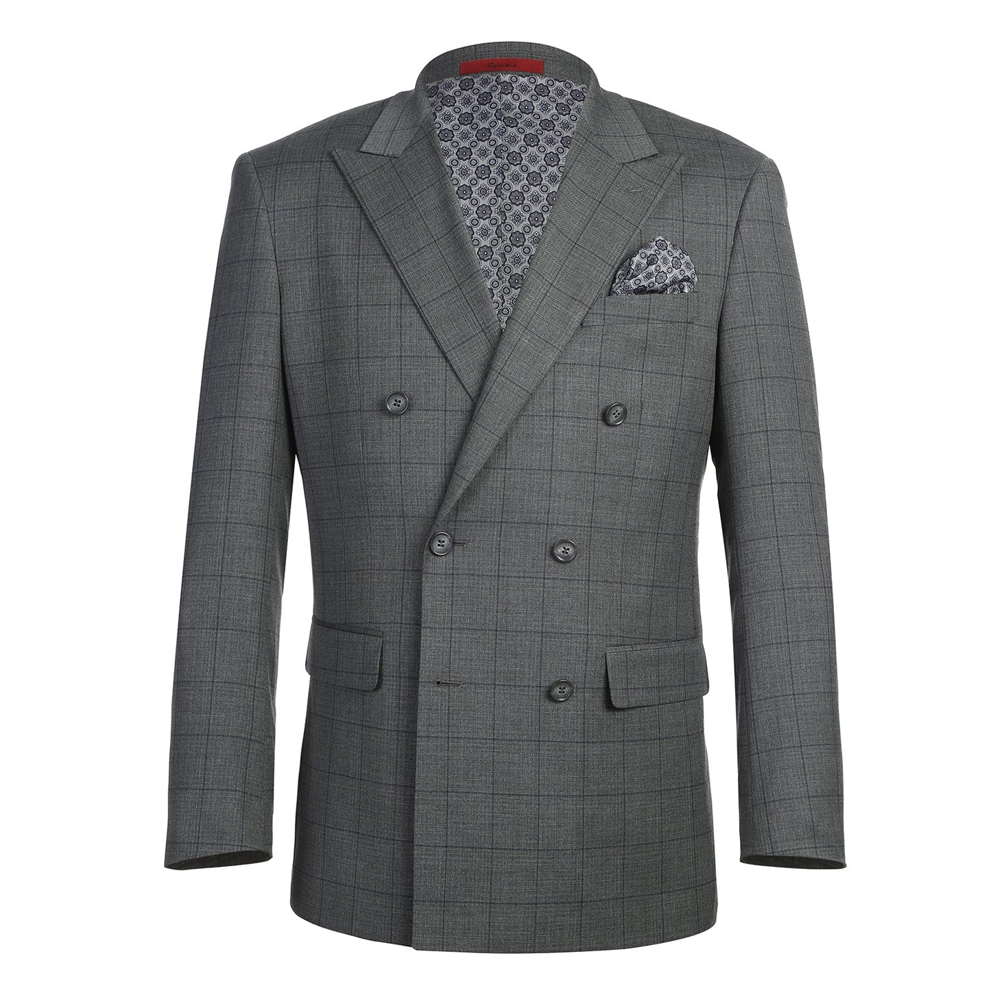 293-44 Men's Double-Breasted New Slim Fit Suits - Image 2