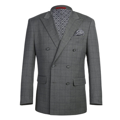 293-44 Men's Double-Breasted New Slim Fit Suits - Image 2