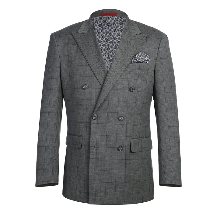 293-44 Men's Double-Breasted New Slim Fit Suits - Image 2