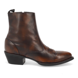 Laredo Men's Fletcher Leather Round Toe Boots with Zipper