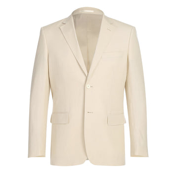 611-6 Men's New Slim Fit Checked Linen Suits - Image 2