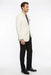 Men’s White Blazer Jacket – Classic Fit Formal Sport Coat with Gold Buttons