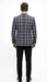 Men’s Big and Tall Charcoal Gray and Black Plaid Blazer – Grey Checker Windowpane Sport Coat
