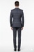 Men’s Navy and Tan Windowpane Double-Breasted Suit | Classic 2-Piece Plaid Dress Suit, Business, and Formal Events By Rossiman