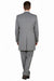 Mens Zoot Suit - Light Gray 3-Piece Suit with Vest – Classic Business and Wedding Formal Wear - 1920s Fashion