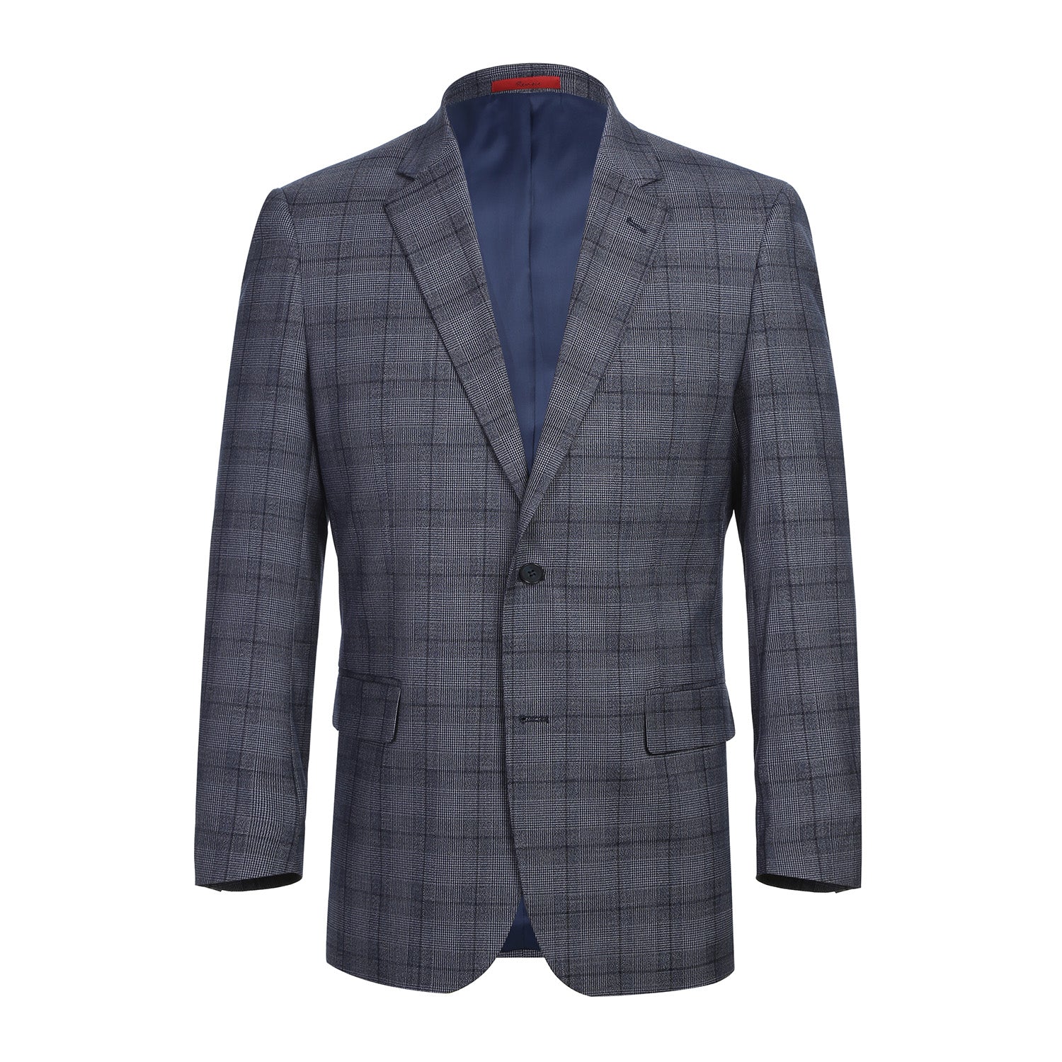 293-30 Men's Classic Fit Checked Suits - Image 2