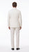 Men’s Ivory Double-Breasted Tuxedo – Gold Button Wedding, Prom and Formal Suit