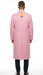 Men’s Pink Wool Blend Long Overcoat – Slim Fit Tailored Winter Coat - Carcoat - Topcoat
