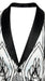 Men’s White and Black Patterned Tuxedo Blazer – Luxury Designer Dinner Jacket for Wedding, Prom and Formal Events New Year Christmas Holiday