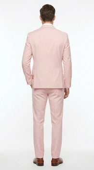 pink dress suit men's Men's 2-pieces Pink Double Breasted Suit Perfect for Weddings, Prom, Parties, and Other Milestones