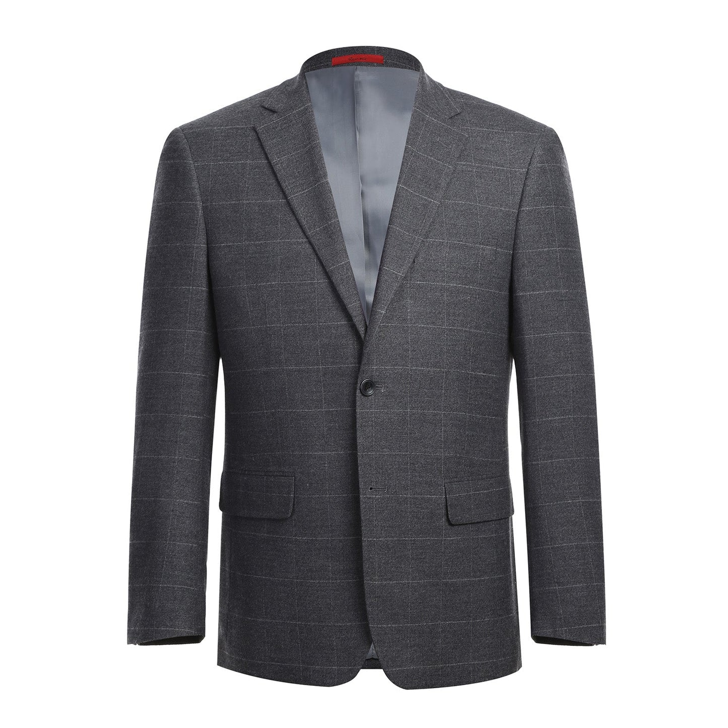293-31 Men's Slim Fit Checked Suits - Image 2