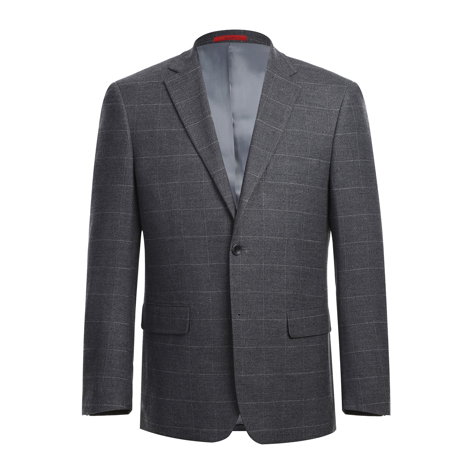 293-31 Men's Slim Fit Checked Suits - Image 2