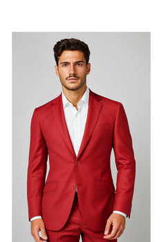 2 Button Dark Red Men's Cheap Priced Designer Fashion Dress Casual Blazer For Men On Sale Cheap Priced Blazer Jacket For Men - Image 2