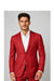 2 Button Dark Red Men's Cheap Priced Designer Fashion Dress Casual Blazer For Men On Sale Cheap Priced Blazer Jacket For Men