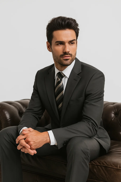  2 Button Grey suit