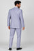 2 Button Men's Lilac Suit