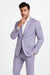 2 Button Men's Lilac Suit