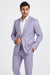 2 Button Men's Lilac Suit