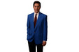 Single Breasted 2 Button Solid Royal Cheap Priced Unique Fashion Designer Men's Dress blazers Sale