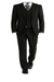 Luxurious Top Quality  Side Vented 2 Button Solid Vested Suits 100% Wool Men's Suits Com